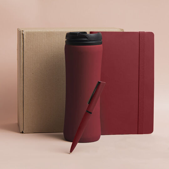Набор подарочный OFFICEKIT, красный